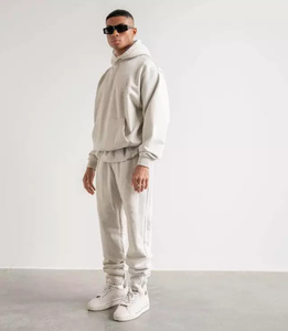 Conjuntos Deportivos Casuales para Hombre, Estilo Vintage, Sólidos, con Sudadera de Media Cremallera y Pantalones Deportivos, Precio de Fábrica, Envío Rápido - Product Image 6