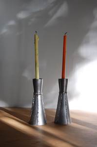 Silver Aluminium Candlestick Holder Handmade Customized Metal <b>Candle</b> Stand For Home & Event Decoration <b>Candle</b> Holders - Product Image 4