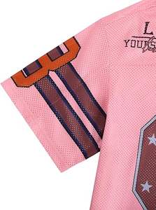 Camiseta de Jersey para Hombre y Mujer, Estilo Harajuku Hip Hop, con Gráficos Numéricos, Oversize, Gótica, Cuello en V, Malla Transpirable, Tallas Grandes - Product Image 4