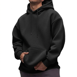 Best Quality New Arrival <b>Men's</b> Customized <b>Pullover</b> Hoodies 100% Cotton Heavyweight Blank Oversized <b>Pullover</b> Hoodies Cheap Price - Product Image 1