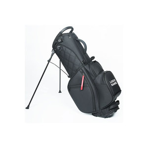 Sac de golf multifonctionnel en tissu Oxford de couleur unie avec fermeture éclair, design imperméable pour adulte - Product Image 2