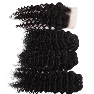 Consigue un peinado natural y sin costuras Con nuestros paquetes de cabello con cierre de encaje, hechos de cabello humano vietnamita Premium 100% - Product Image 3