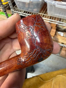 Pipa de Fumar de Madera de Lujo Hecha a Mano, Pipa de Tabaco Clásica Rústica Artesanal, Artículo Decorativo a Bajo Precio - Product Image 2