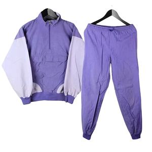 Fermeture éclair en Nylon tissu coupe-vent Jogging vêtements de sport européens mode survêtement femmes grande taille vestes et pantalons 2026 - Product Image 1