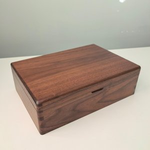 Caja de Almacenamiento de Madera Moderna y Duradera con Tapa (24.5x17x7.5 cm) para Joyas, Accesorios y Organización de la Sala de Estar - Product Image 2