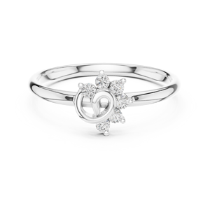 Anillo Elegante y Minimalista de Plata 925 con Baño de Oro Rosa y Moissanita para Mujer, Diseño Impermeable - Product Image 5