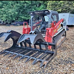 Professional Takeuchi Skid Steer Loader With Mulcher For Fast Tree Grinding <b>Brush</b> Removal And <b>Vegetation</b> Management - Product Image 1