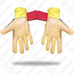 Gants de frappe de baseball en cuir de vachette véritable personnalisés doux léger long design de manchette 0.8mm d'épaisseur SAAR INDUSTRIES - Product Image 6