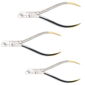 Orthodontic Long Posterior TC <b>Pliers</b> <b>Set</b> 3PCS 13/14/17cm Dental Bracket Removing German Stainless Steel Reusable Surgical Tool - Product Image 1