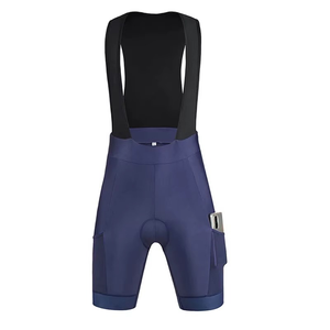 Wholesale Custom Made Fitted <b>Lycra</b> Polyester <b>Men</b> Cycling Bib Shorts Tights Reversible Breathable Eco-Friendly Padded Pocket - Product Image 1