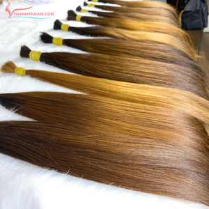 Meilleur produit Extension de cheveux en vrac droite Hairshop couleur cheveux prix de gros pas de perte pas d'enchevêtrement prêt à expédier trame de génie - Product Image 5