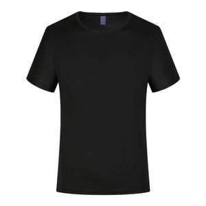 Camisetas de Algodón 100% de Alta Calidad al por Mayor, Impresión Personalizada en la Parte Delantera, Transpirables, Camisetas Lisas Extra Grandes para Hombre - Product Image 2