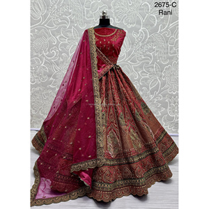 Nupcial Indio Desgaste Terciopelo Colecciones Para Novia Con Zarkhan Trabajo Por Fabzone - Product Image 3