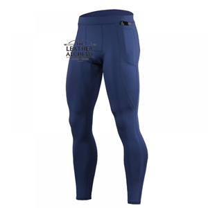 Leggings de sport pour hommes, compression, couche de base, course à pied, gym, entraînement, fitness, performance, pantalon extensible - Product Image 1