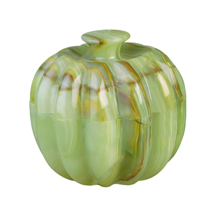 Tarro de dulces de ónix verde para Halloween, bajo MOQ, nuevo estilo 2026, tarros de ónix y mármol de piedra natural para venta en línea - Product Image 1