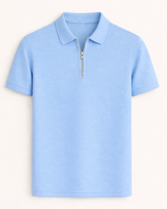 Polo Personalizado de Alta Calidad para Hombre, Color Sólido, con Cierre, Manga Corta, Casual, al por Mayor - Product Image 6