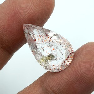 Piedra Preciosa Natural Facetada Super Siete Transparente de 13.40 Ct, Ovalada para Joyería (22x13.5x8mm) - Product Image 5