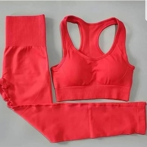 Conjunto Deportivo Personalizado para Mujer, Sujetador Deportivo y Leggings de Cintura Alta, 2 Piezas, Ropa Deportiva para Yoga, Gimnasio, Conjunto de Yoga para Mujer - Product Image 4