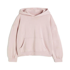 ชุดเดรสฮู้ดดี้โอเวอร์ไซส์สำหรับผู้หญิง ผ้าฝ้ายฟลีซ 100% สำหรับฤดูหนาว เป็นมิตรกับสิ่งแวดล้อม ระบายอากาศได้ดี กันลม  ปักลายนูนด้านหน้า - Product Image 1