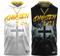 Maillots de football américain personnalisés réversibles à capuche en polyester pour enfants 7v7
