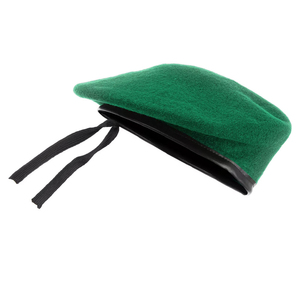 100% Wool French <b>Beret</b> Cap Unisex Tactical Uniform Baseball Cap Winter Appropriate Printed Manufactured in Pakistan - Product Image 3