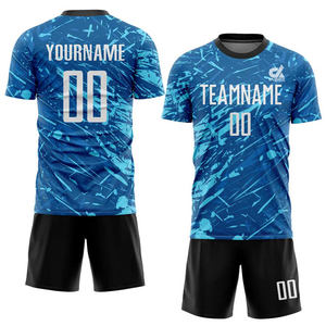 Nouveau style de maillot de football d'entraînement respirant à manches courtes, couleur unie, logo personnalisé, fabriqué au Pakistan, meilleure qualité - Product Image 6