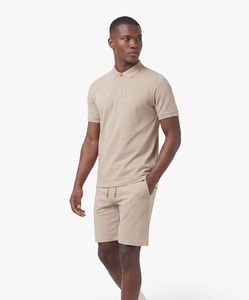 Men Oversized Drop Polo T-shirt <b>Set</b> Custom Logo Blank Breathable Summer <b>Set</b> Cotton Street Wear Vintage Luxury Men Plain <b>Sets</b> - Product Image 2