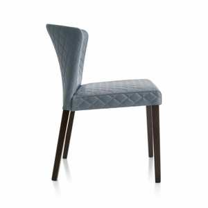 Modern Upholstered Dining <b>Chair</b> with Solid Teak Wood Frame Ideal for Hotel <b>Restaurant</b> Cafe Projects, Factory Direct - Product Image 3