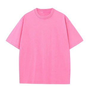 เสื้อผ้าสตรีทแวร์แฟชั่นลายเรียบง่าย ทรงโอเวอร์ไซส์ น้ำหนักเบา ราคาส่งถูก ตัดเย็บแบบครอป ทรงบ็อกซี่ด้านหน้า ผ้าฝ้าย 100% รับสั่งทำ - Product Image 6