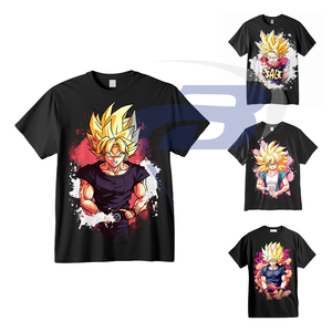 New Stylish Men's Loose Printed Anime T-<b>Shirts</b> Multi Pattern Stock <b>100</b>% Cotton Short-Sleeved Anime T-<b>Shirts</b> For Men's Women's - Product Image 5