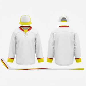 Jersey de Hockey sobre Hielo Personalizado de Alta Gama 2026, Estilo Clásico para Hombre, Todos los Equipos, Totalmente Bordado, Uniforme de Poliéster que Absorbe la Humedad - Product Image 2