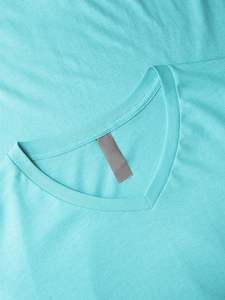 เสื้อยืดผู้ชาย สีพื้น คอกลม แขนสั้น เสื้อยืดคุณภาพสูง ผ้าฝ้าย เสื้อยืดสำหรับผู้ชาย - Product Image 3