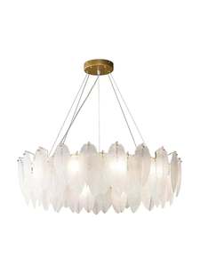 Lámpara de Araña Moderna de Cristal para Sala de Estar, Luminaria de Techo de Lujo de Proveedor Indio - Product Image 2