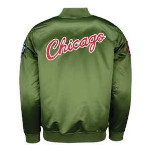 Chaqueta Varsity de Béisbol de Invierno de Lana Ecológica Vintage Personalizada de Alta Calidad, Cuello Redondo, Cierre de un Solo Botón, Reversible, Unisex - Product Image 3