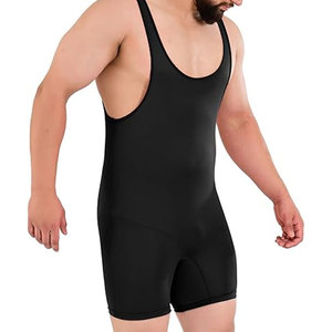 Premium Men's Wrestling Singlet Suit Professional Bodywear Uniform for Training MMA Powerlifting <b>Grappling</b> & Competition - Product Image 3