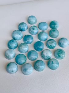 Gran Oferta al por Mayor: Lote de Larimar Natural, Cabujones Redondos, Tamaños Calibrados, Piedras Sueltas Azules de Alto Brillo para Reventa y Suministros de Artesanía - Product Image 4