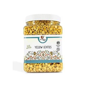 Lentilles jaunes de qualité export, nettoyées, légumineuses naturelles pour la production alimentaire commerciale, support OEM - Product Image 1