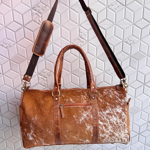 Sacs de voyage en cuir de vachette véritable avec poils, vente en gros, fournisseur OEM, haute qualité, export, mode, prix de gros - Product Image 4