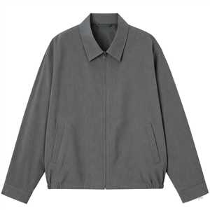 Veste d'hiver pour homme en toile écologique, coupe-vent, imperméable, respirante, avec logo personnalisé sur le devant, grandes tailles - Product Image 5