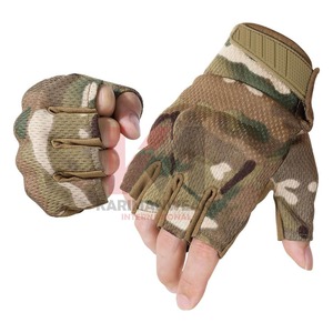 Guantes Tácticos Resistentes para Paintball, Antideslizantes, Resistentes a Impactos en la Palma, Protección en los Nudillos, Respaldo de Malla Transpirable, Dedos Completos - Product Image 1