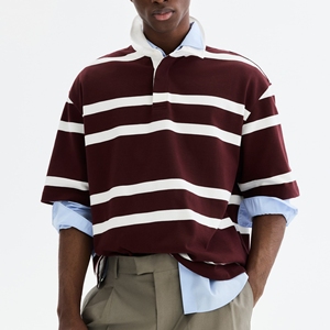 Polo homme en gros 100% coton à manches courtes, T-shirt polo homme, design personnalisé, vêtements de sport de haute qualité - Product Image 6