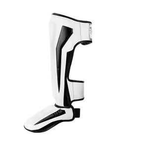 Protège-tibias de boxe en cuir, vente directe usine, service OEM, nouvelle arrivée 2026, protection professionnelle, design léger et réglable - Product Image 6