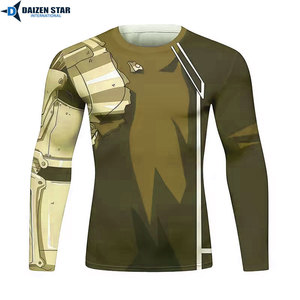 Camiseta de Compresión Ligera con Protección Solar UPF50, Manga Larga, para CrossFit y MMA, Soporte Muscular, Secado Rápido y Transpirable - Product Image 3
