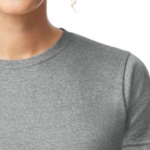 T-shirt en coton à manches courtes pour femme – Vente en gros – Doux, respirant, décontracté, confortable, léger, col rond – Idéal pour l'été - Product Image 5