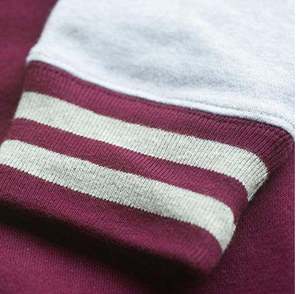<b>Men</b> Premium Cotton Letterman <b>Jacket</b> Winter Classic Varsity Style Snap Front Stand Cuff Comfortable Breathable Quick Dry - Product Image 2