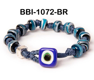 Pulseras de cuentas de cristal hechas a mano Cuentas de cristal sueltas para diseñar pulseras únicas Pulseras de cuentas de cristal de Murano hechas a mano - Product Image 6