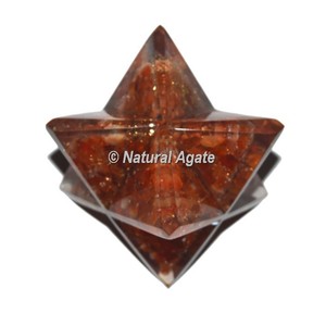 Tienda de piedras preciosas en línea para piedras semipreciosas 7 Bola de amatista con base de estrella de David De Oro Negro | Ágata natural - Product Image 3