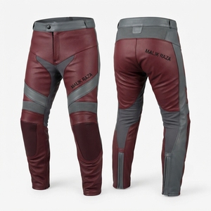 กางเกงหนังมอเตอร์ไซค์ลายแบบสั่งทำสำหรับผู้ชายและผู้หญิง - Product Image 4