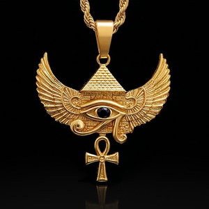 Collar con Colgante de Oso Chapado en Oro con Circonitas Microincrustadas, Cadena de Eslabones, Joyería Hip Hop para Hombre, Oro de 14K Certificado, 20.3g - Product Image 3