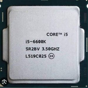 Processeur de bureau Core i5-6600K 6e génération, 3,5 GHz, socket LGA 1151, cache 6 Mo, 6e génération (compatible avec la carte mère H110) - Product Image 1